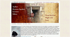 Desktop Screenshot of laurencegonzales.com